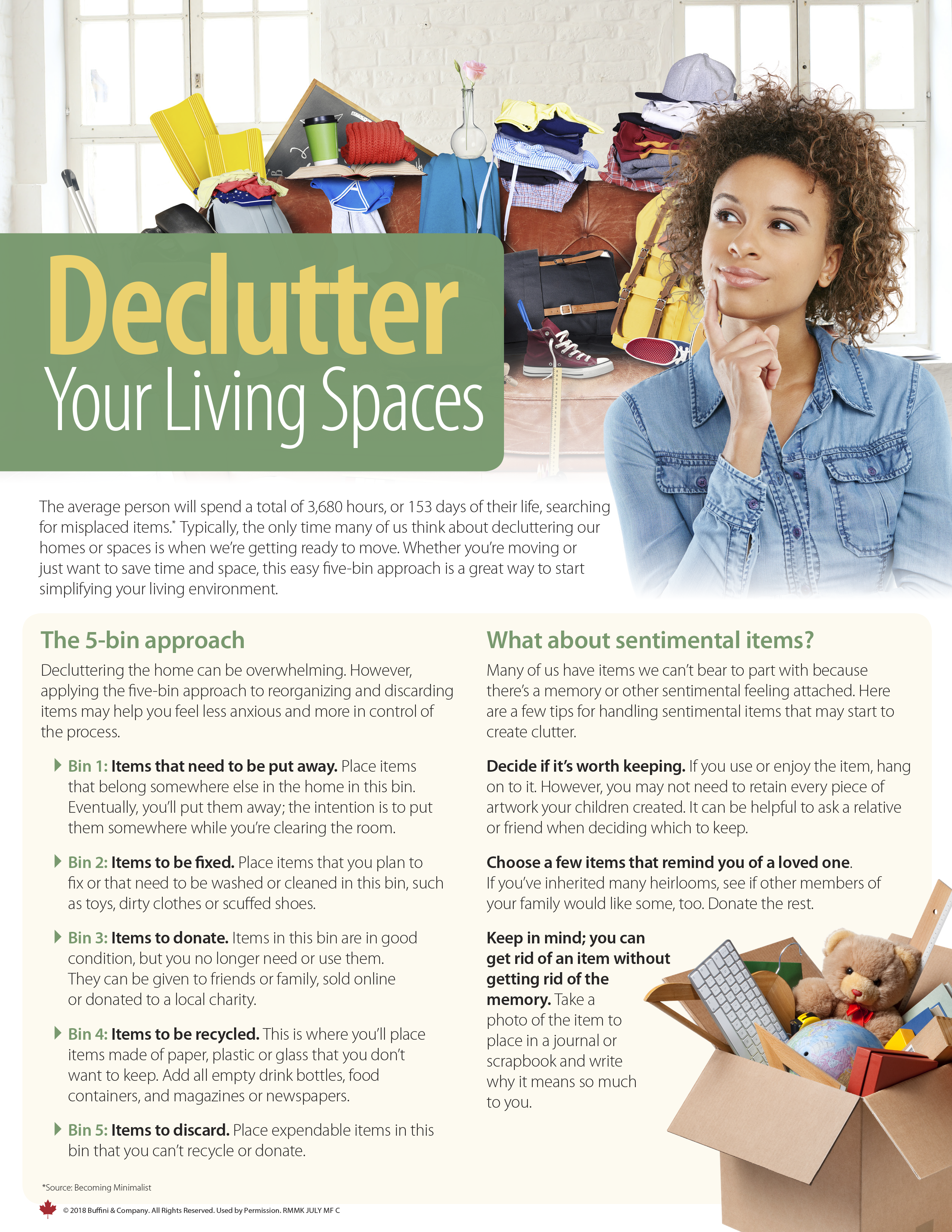 Declutter Your Living Spaces - Page 1